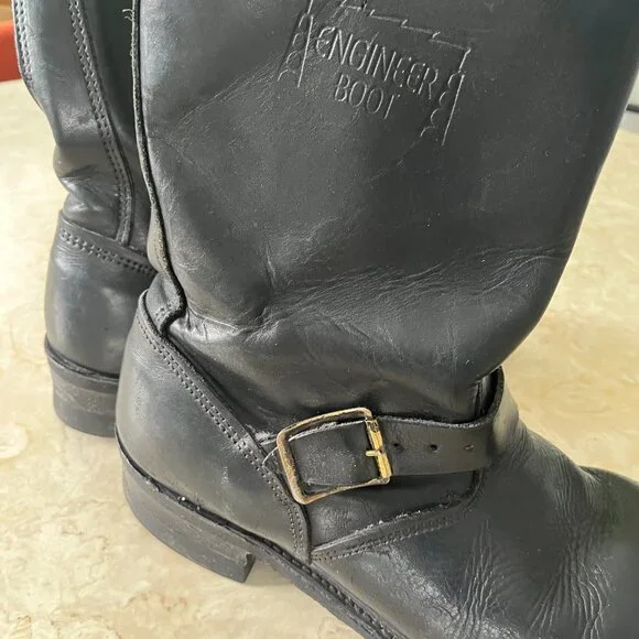 VTG Red Bird Carolina Boots Sz 11.5 Steel Toe Engineer Boots Powerline